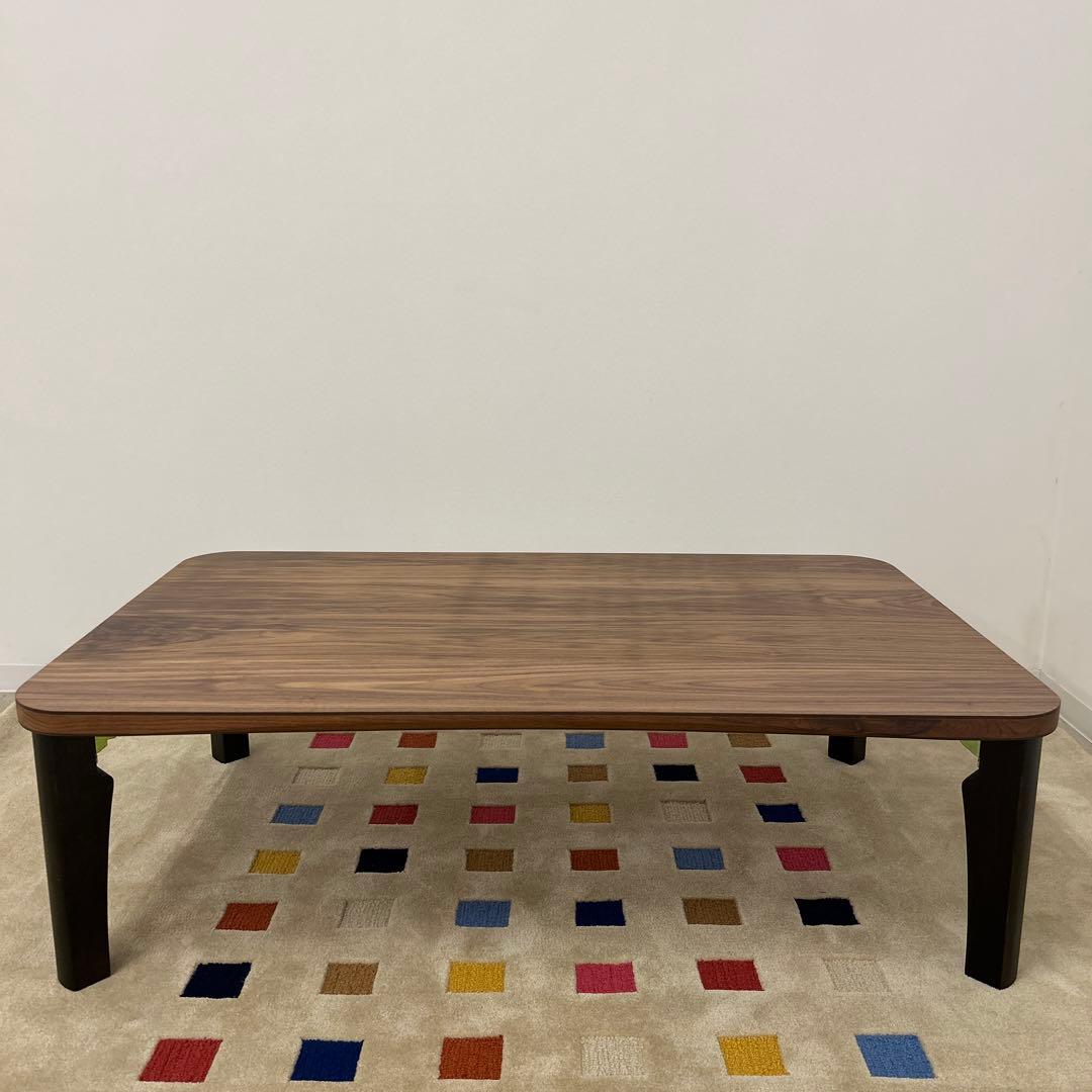 折脚テーブル 120cmテーブル 座卓 折りたたみ式 折脚座卓 木製テーブル