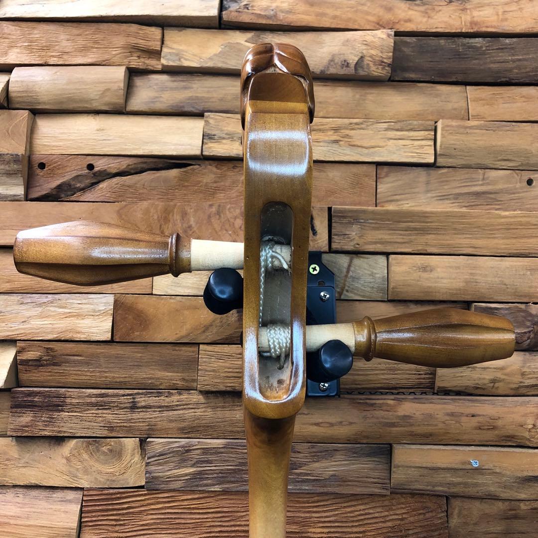 馬頭琴 モンゴル製 2002年 作家物 ケース付 弦楽器 民族楽器