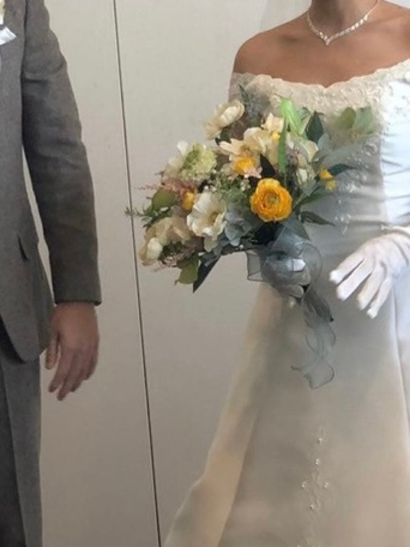 ✨アーティフィシャルフラワー ブライダルブーケ＆ブートニア セット✨