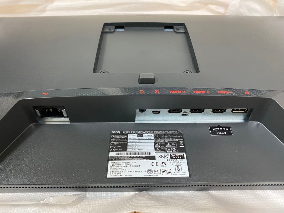 【BenQ】 XL2411K 144Hzゲーミングモニター