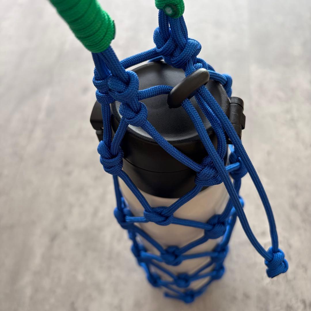 《ポケ様》パラコード　ボトルホルダー　ドリンクホルダー