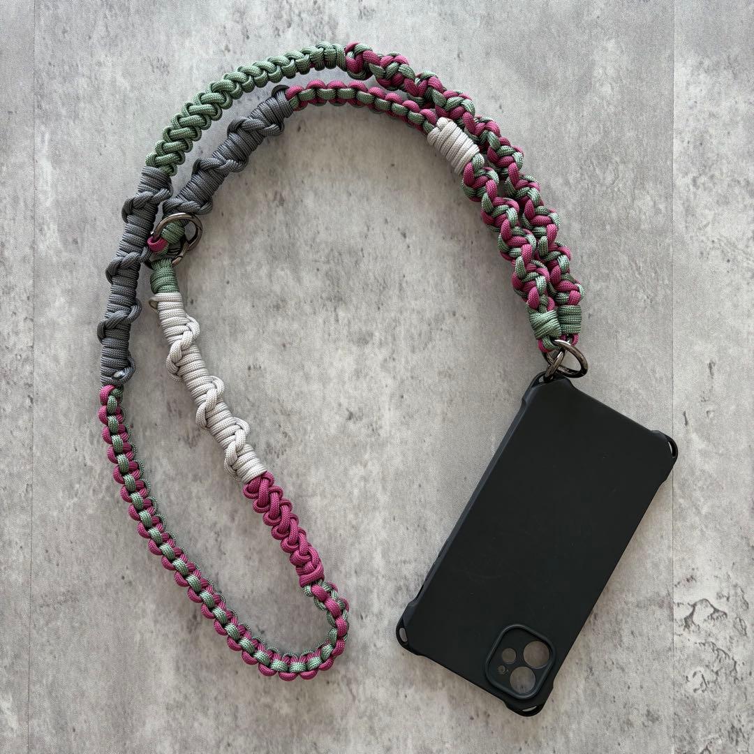 《ポケ様》パラコード　ボトルホルダー　ドリンクホルダー