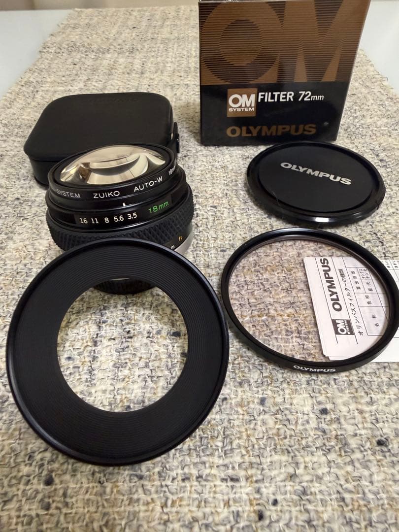 フィルムカメラ OLYMPUS ZUIKO AUTO-W 18mm F3.5