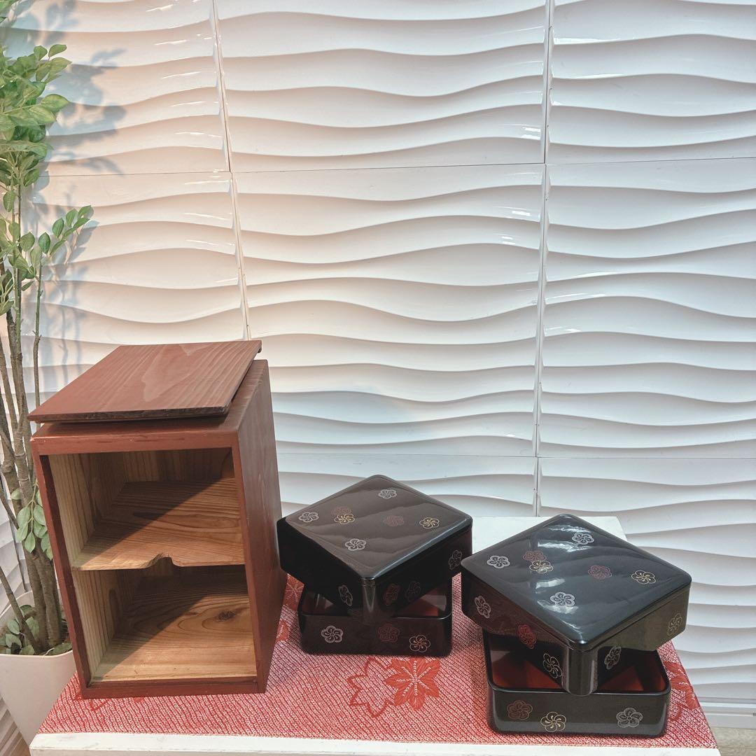 ◇重箱◇4段◇木箱入り◇