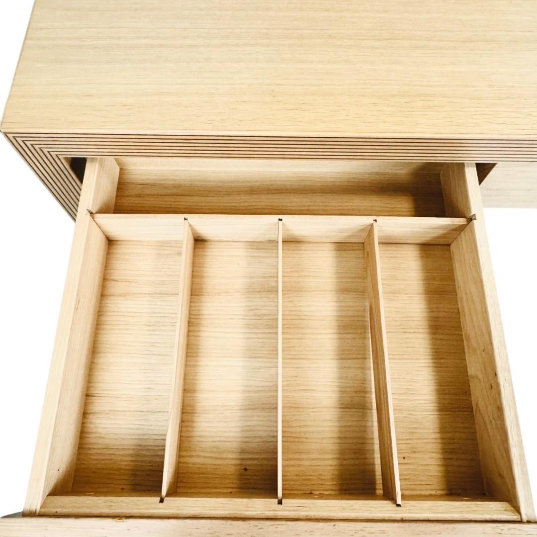 カンディハウス　ストライプ ドレッサー 三面鏡 ヒッコリー材 北欧スタイル