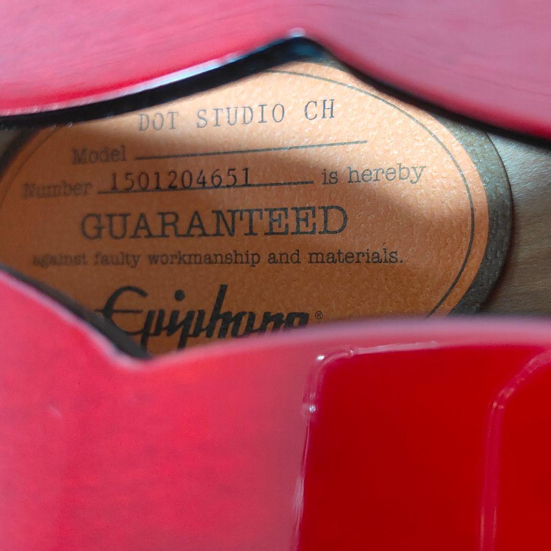 Epiphone エピフォン Dot studio ドットスタジオ レッド