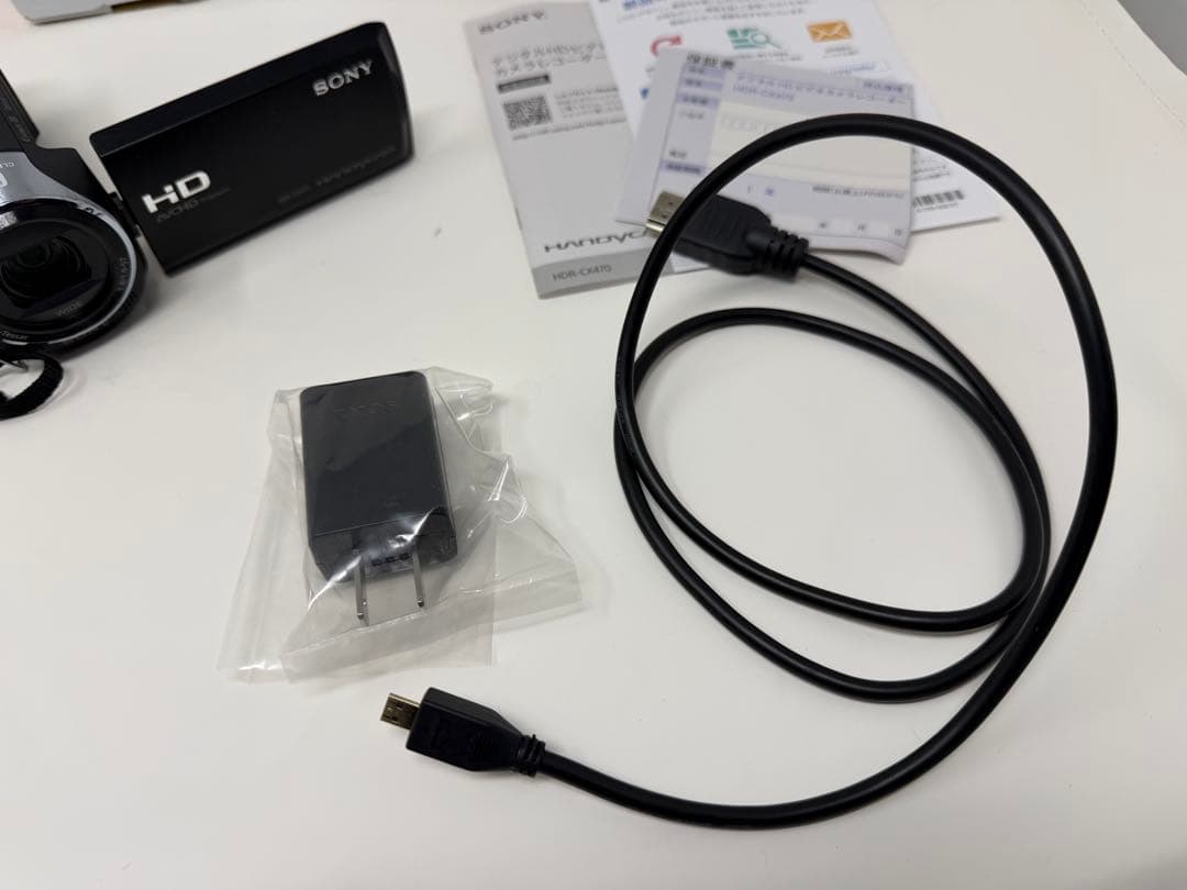 SONY HDR-CX470 ビデオカメラ 本体