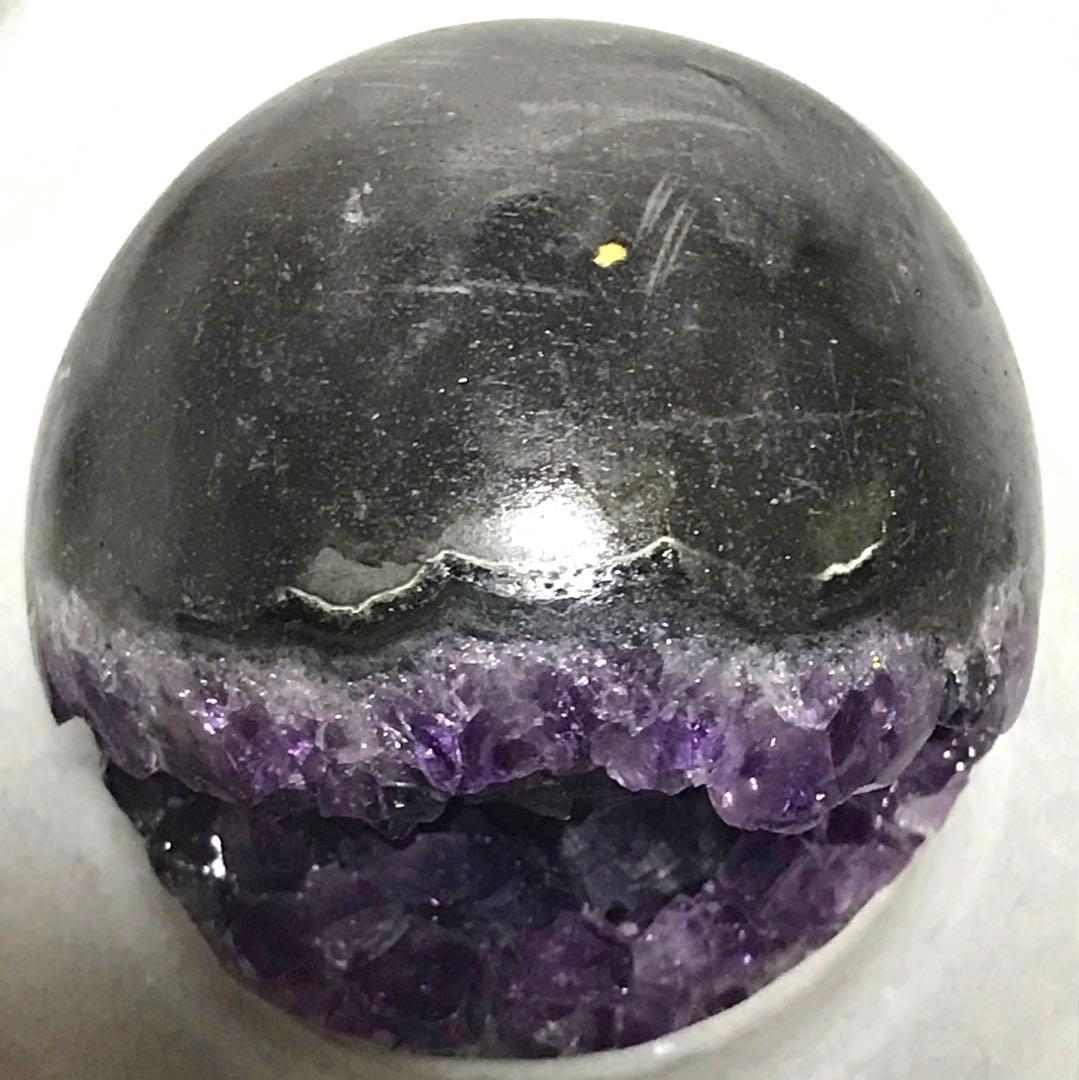 Sakura。　ウルグアイ産　アメジスト　笑口　ドーム　５７mm