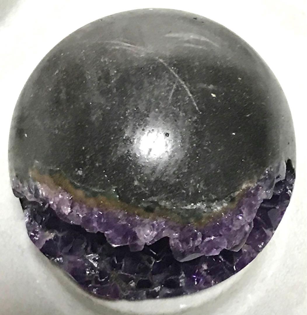 Sakura。　ウルグアイ産　アメジスト　笑口　ドーム　５７mm