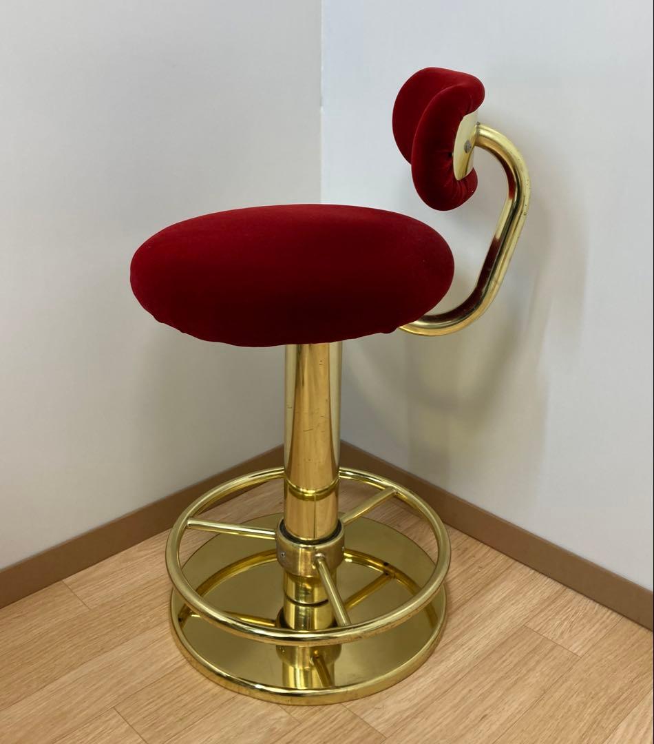 レトロゴージャスなカウンターチェア