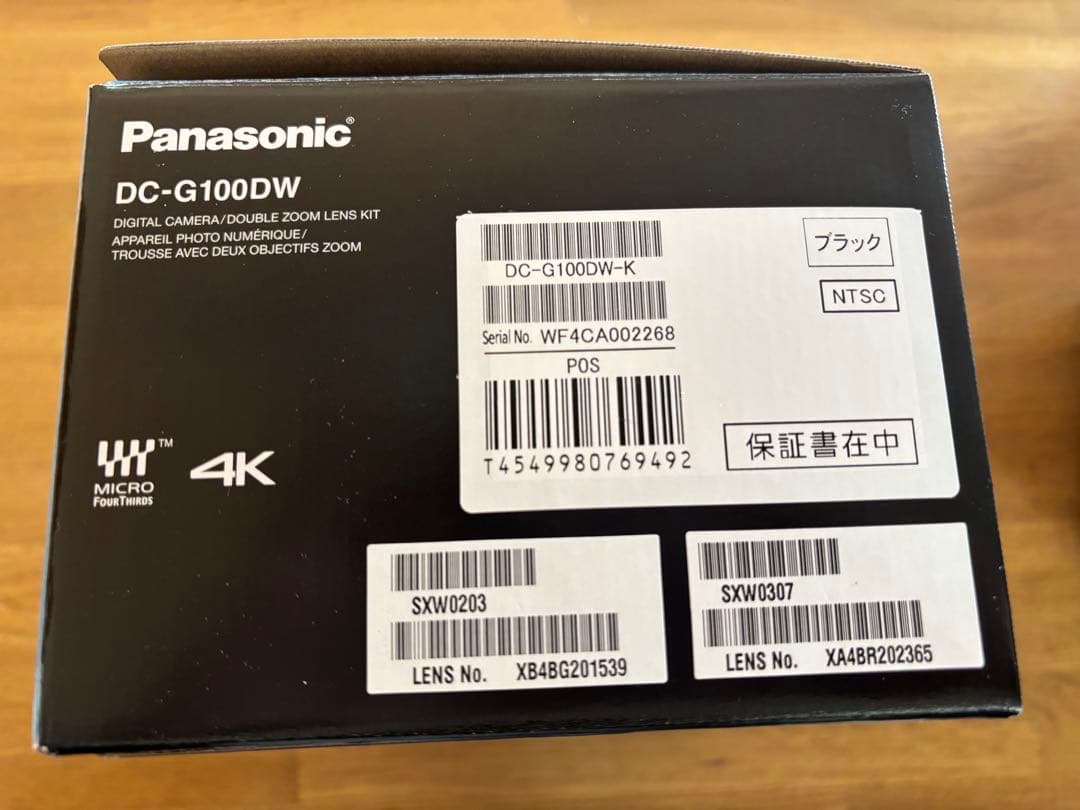 パナソニックミラーレス一眼 LUMIXダブルズームレンズキットG100DW-K