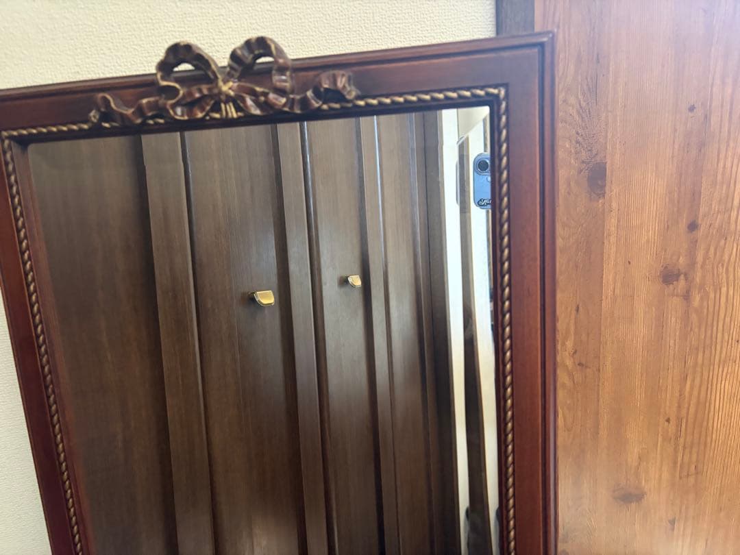 最終価格可愛いリボン姿見