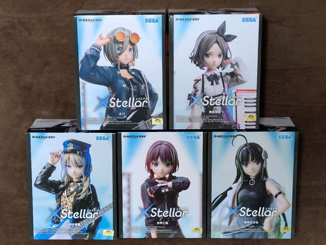 ガールズバンドクライ Xstellar フィギュア 5体セット 匿名配送
