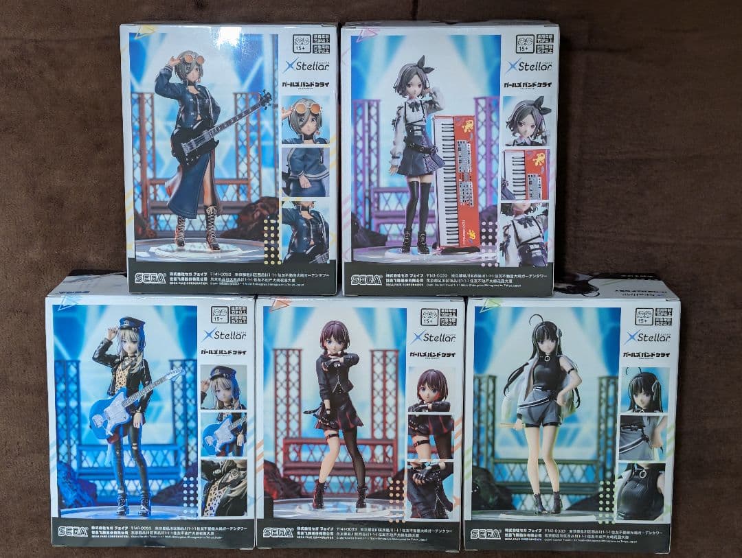ガールズバンドクライ Xstellar フィギュア 5体セット 匿名配送
