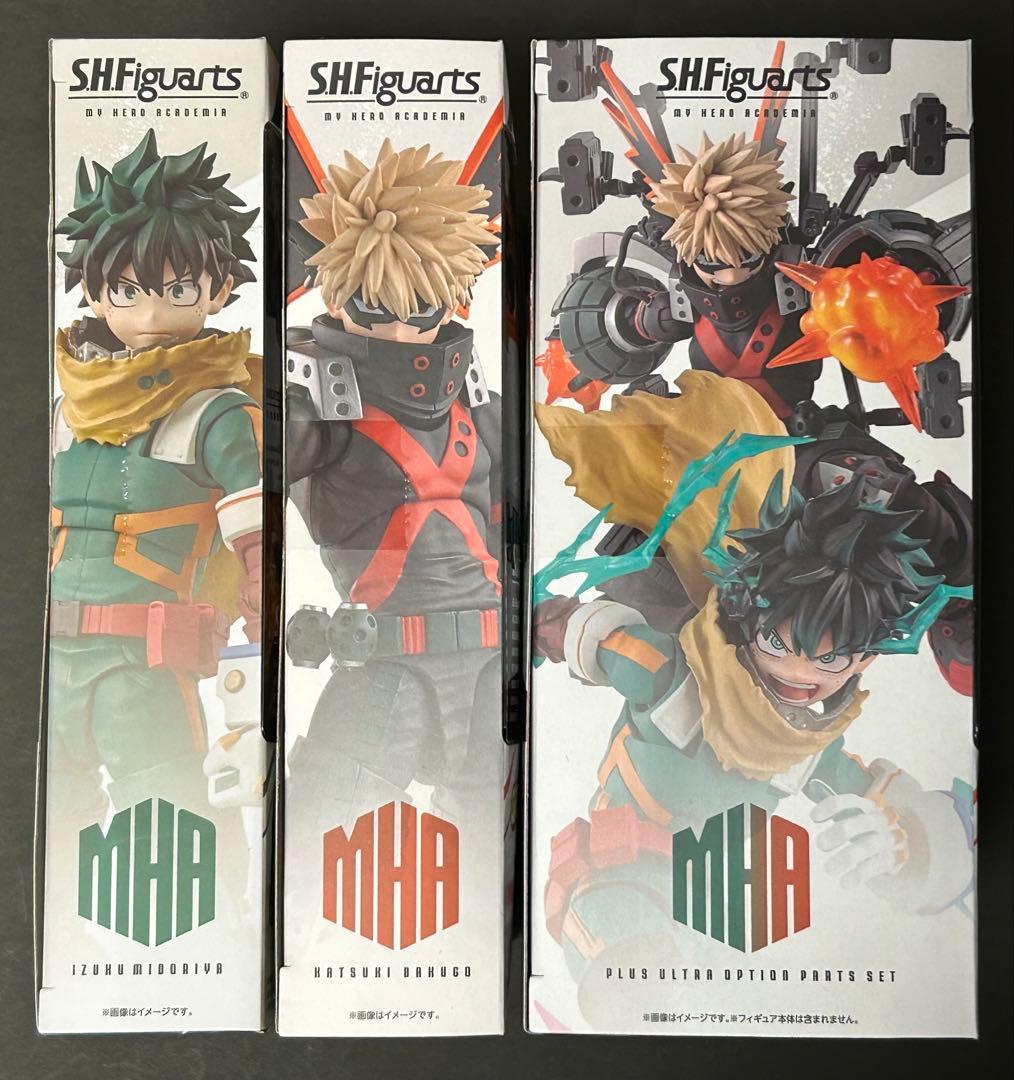 S.H.Figuarts 僕のヒーローアカデミア 3点セット 緑谷出久 爆豪勝己