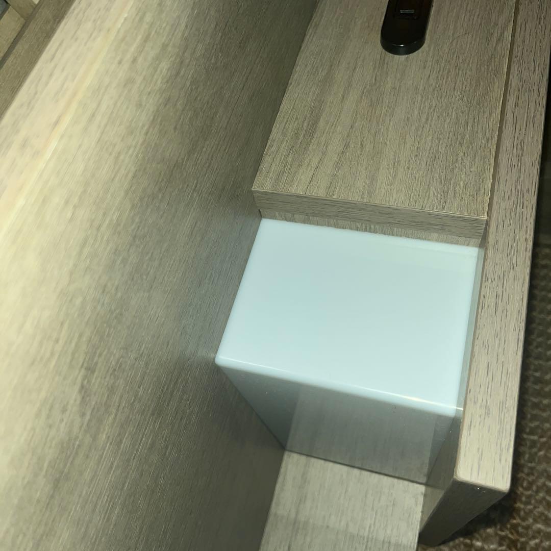 即購入可 LED照明付きステージベッド『RELAIR リ レア』 グレージュ