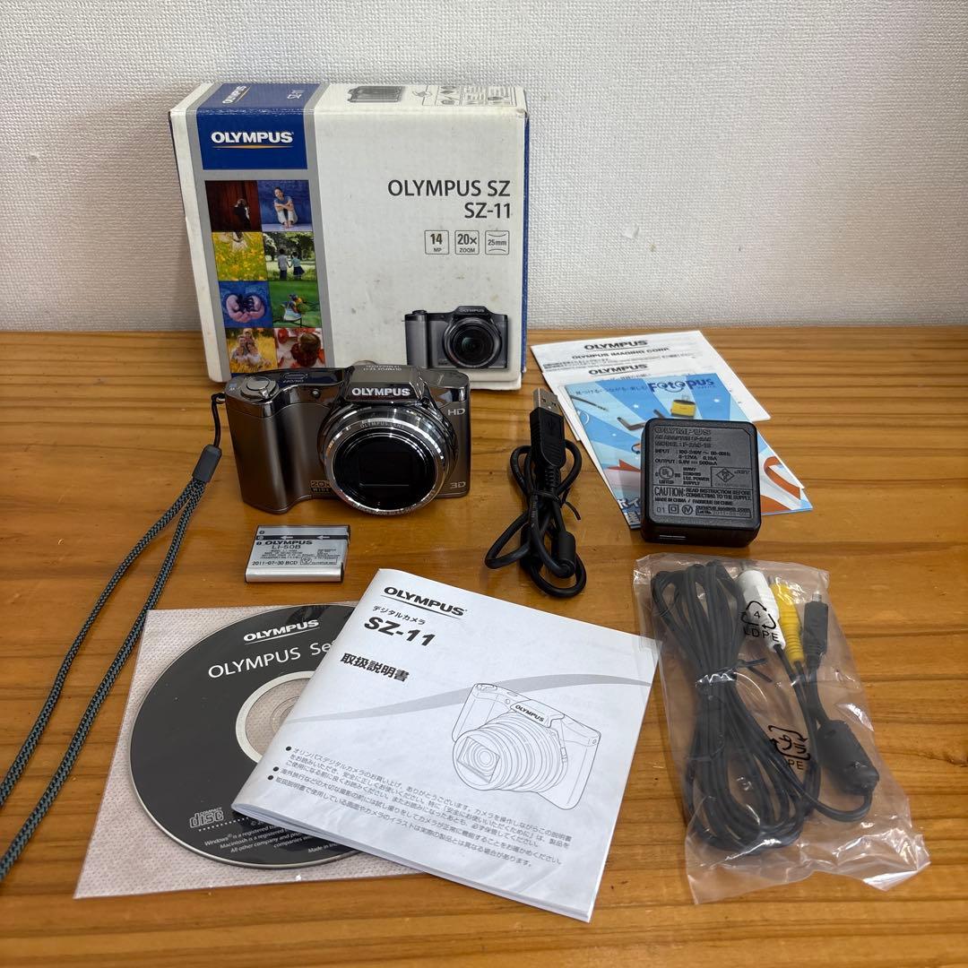オリンパス　コンパクトデジカメ　20倍ズーム　SZ-11