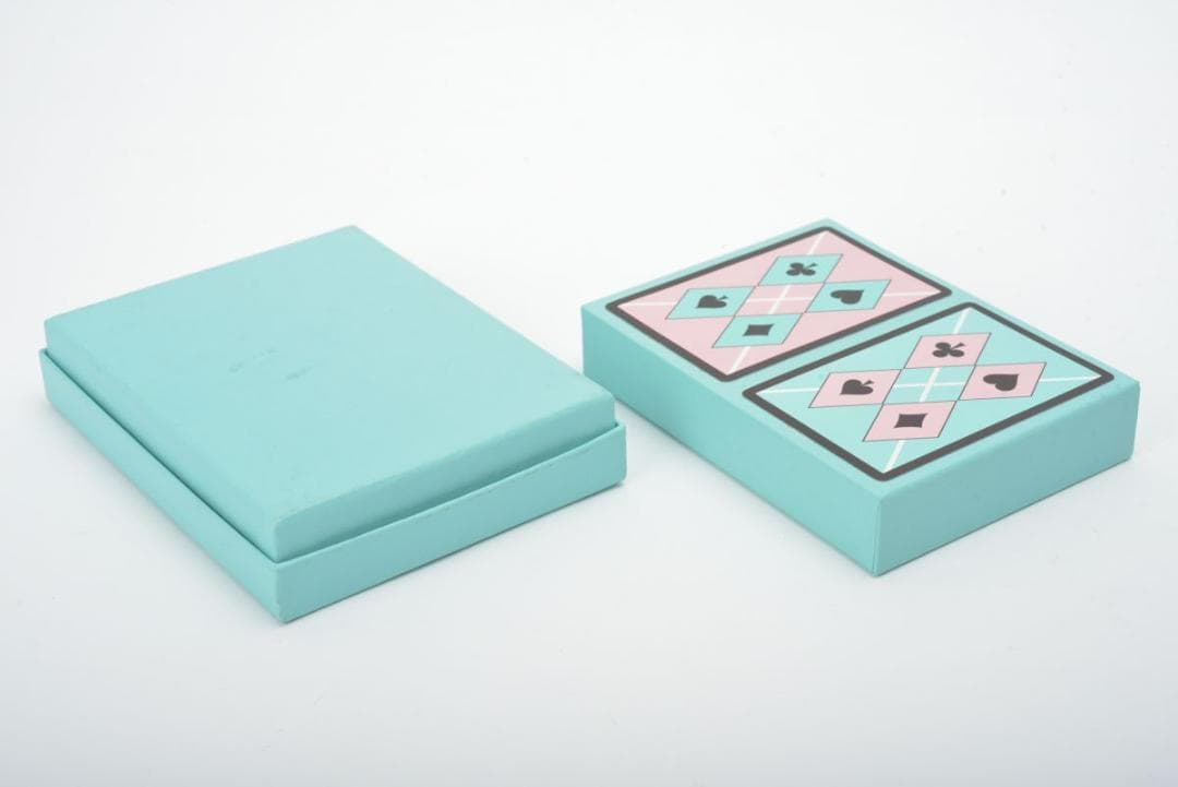 新品 ティファニー トランプ セット 箱付ピンク ライトブルー テーブルゲーム