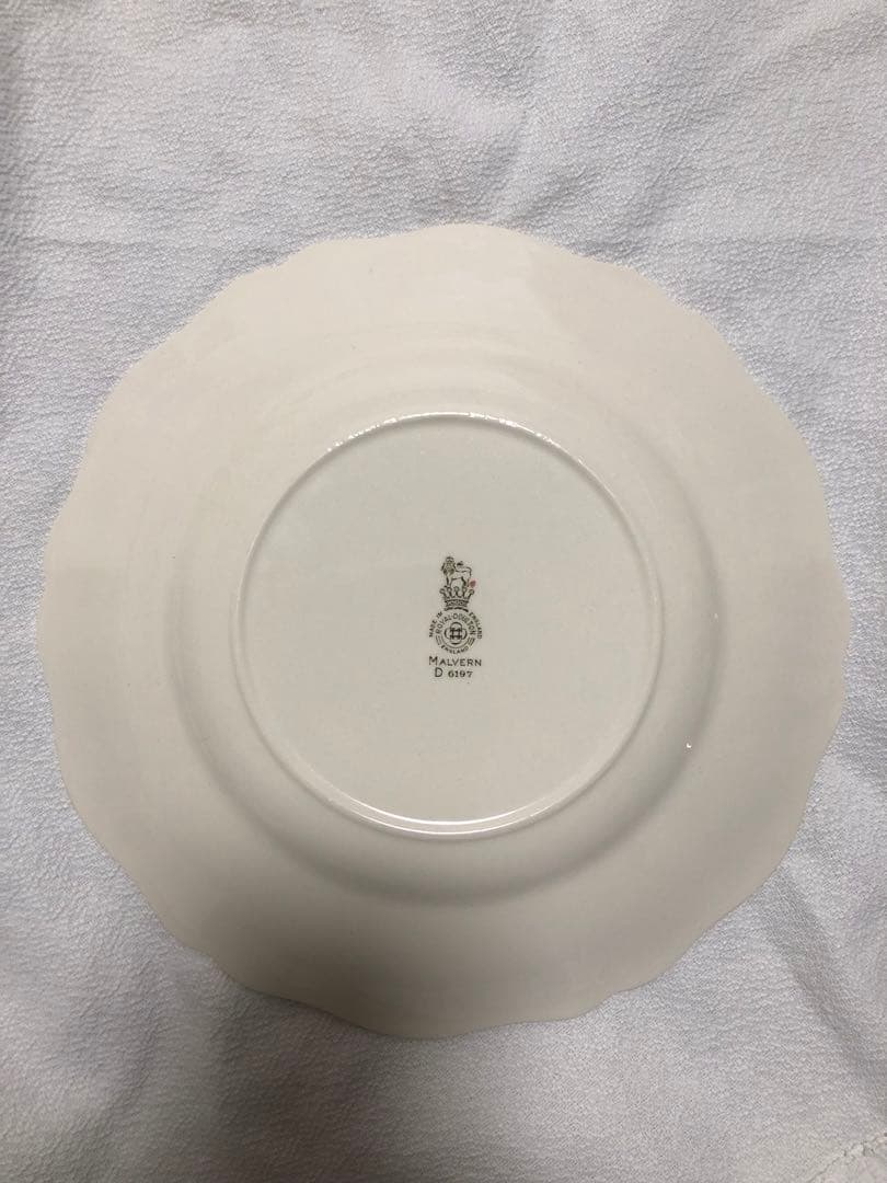 C.1940-50s 英国ロイヤルドルトン・マルヴァーン柄ディナープレート