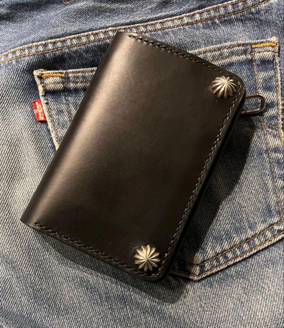 トラッカーウォレット　ミドル　ブルガロ　925アポロコンチョ