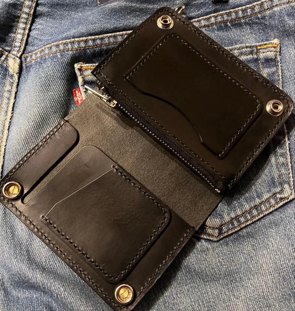 トラッカーウォレット　ミドル　ブルガロ　925アポロコンチョ