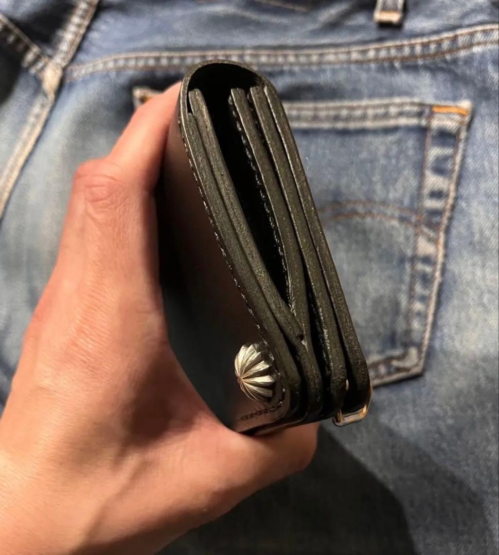 トラッカーウォレット　ミドル　ブルガロ　925アポロコンチョ