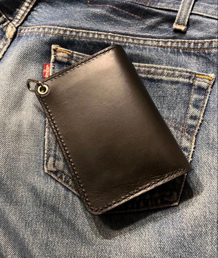 トラッカーウォレット　ミドル　ブルガロ　925アポロコンチョ