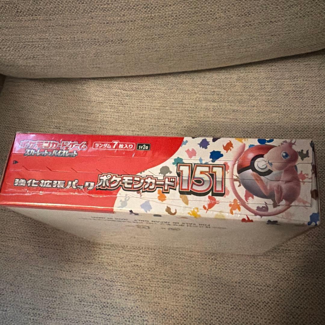 151 ポケモン　シュリンク付き 1box