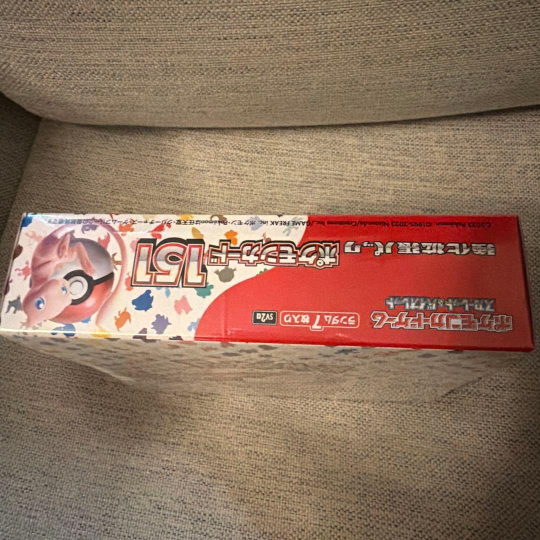 151 ポケモン　シュリンク付き 1box
