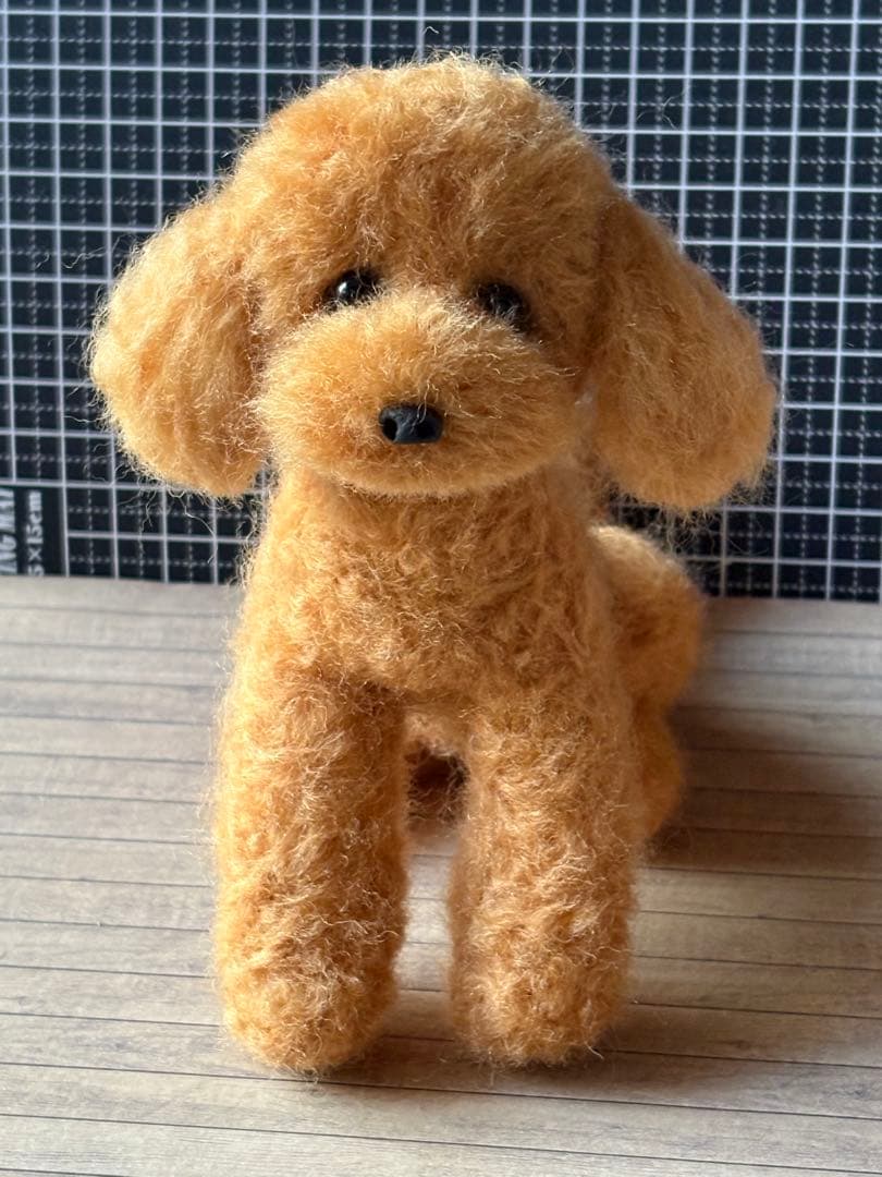 羊毛フェルト トイプードル 大きめ❣️