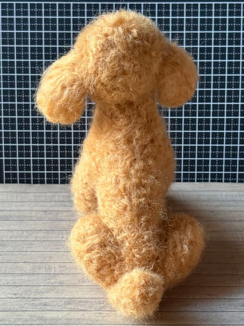 羊毛フェルト トイプードル 大きめ❣️