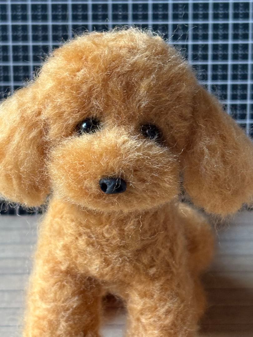 羊毛フェルト トイプードル 大きめ❣️