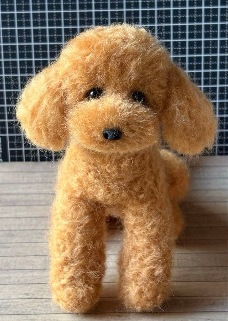 羊毛フェルト トイプードル 大きめ❣️
