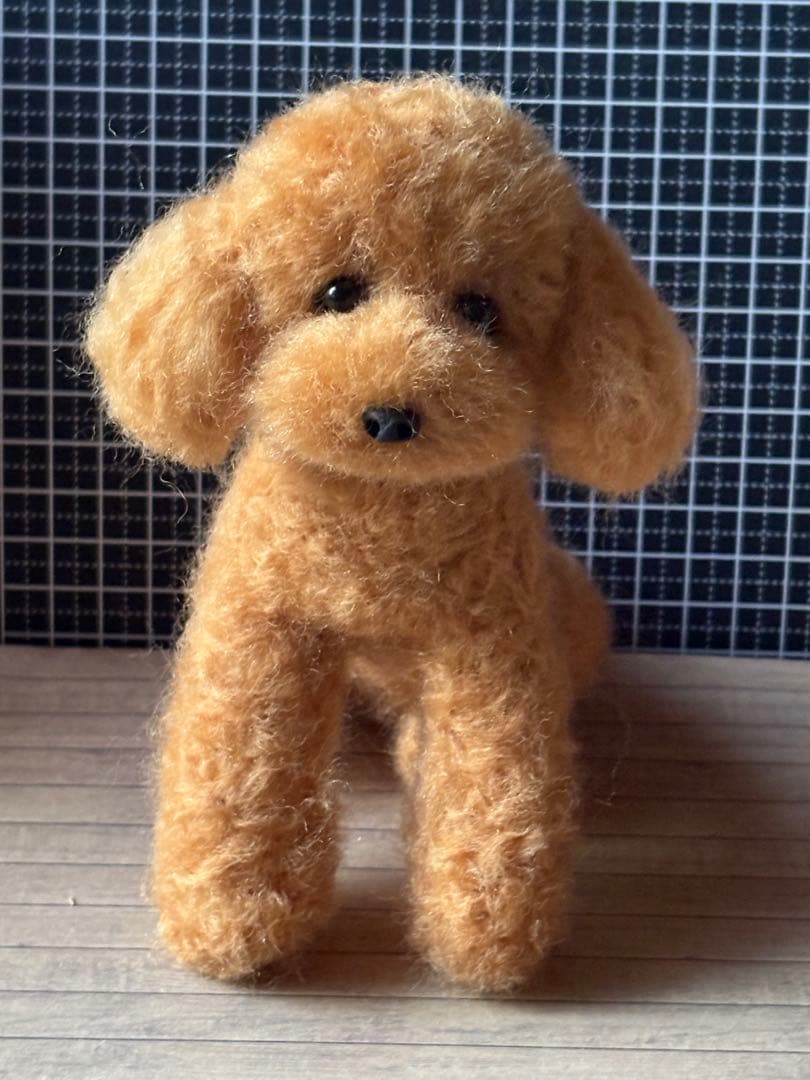 羊毛フェルト トイプードル 大きめ❣️
