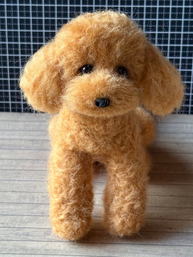 羊毛フェルト トイプードル 大きめ❣️