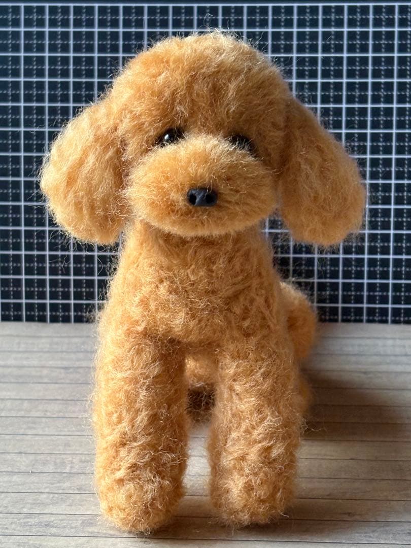 羊毛フェルト トイプードル 大きめ❣️
