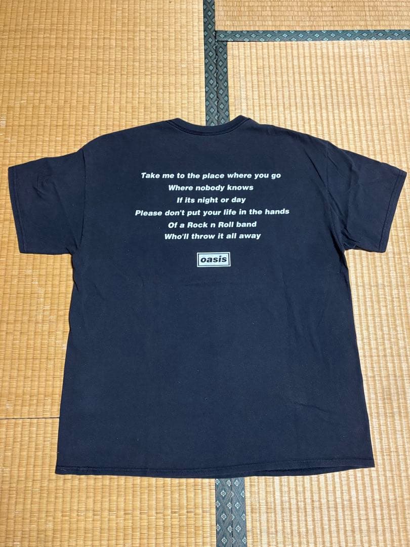 oasis アダムエロペ　古着　Tシャツ　LL