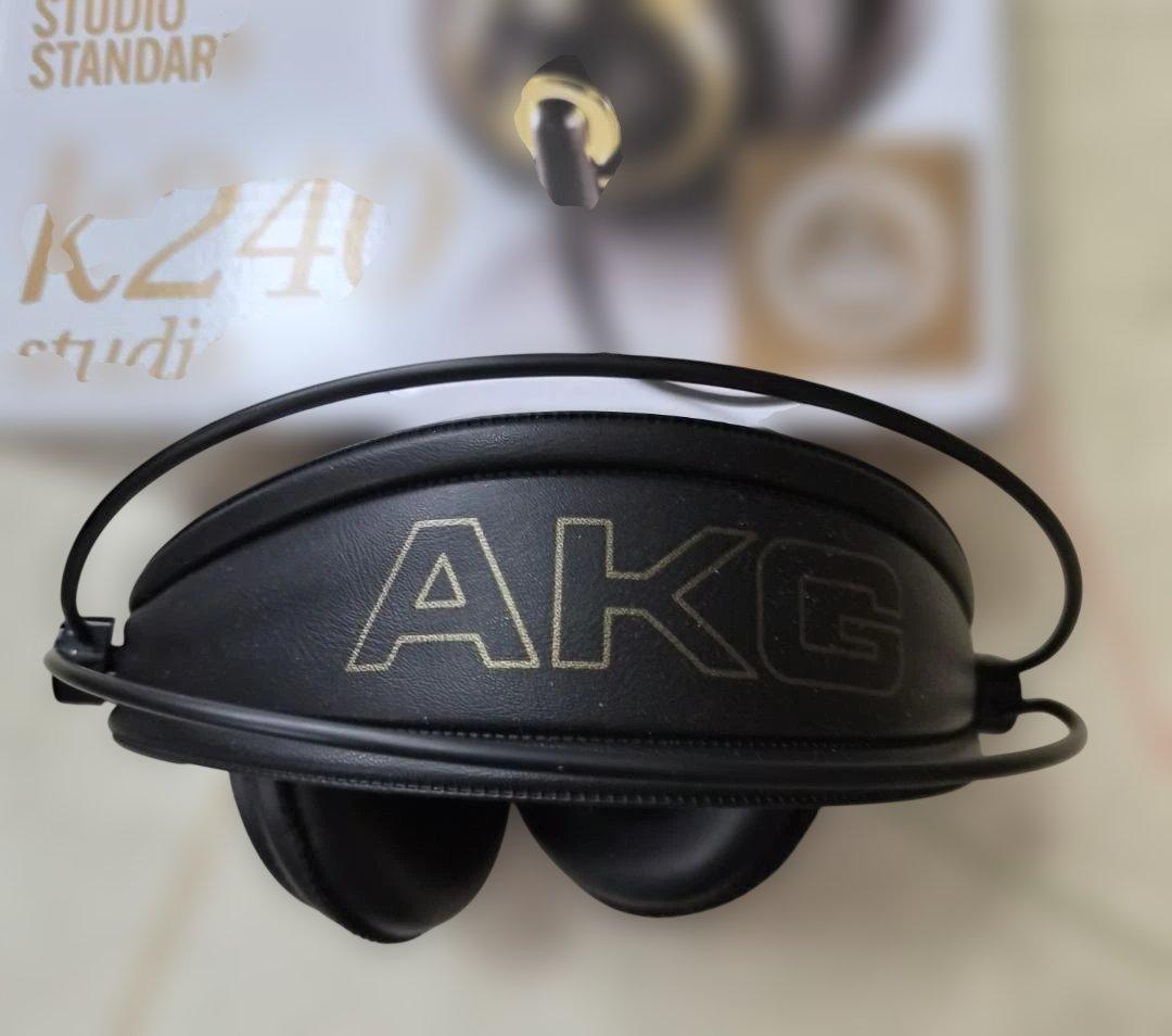 【美品】AKG K240 STUDIO+ケーブル+パッド