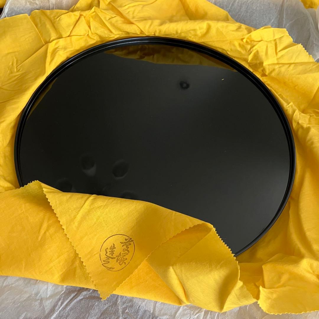 輪島塗　半月卓上膳　① 5 客　慶塚漆器工房　慶塚作