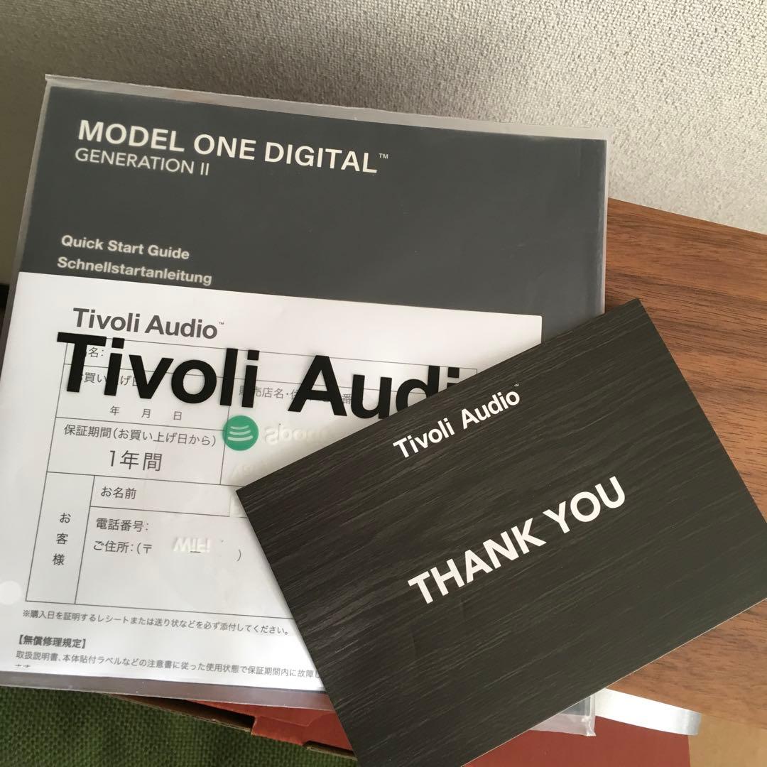 【新品同様】チボリオーディオ MODEL ONE DIGITAL【GEN2】