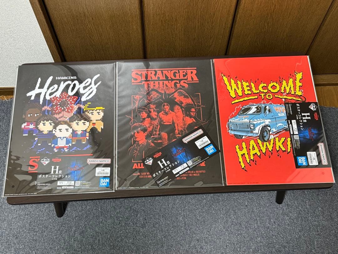 ストレンジャーシングス　一番くじ　ポスターコレクション 9種類セット