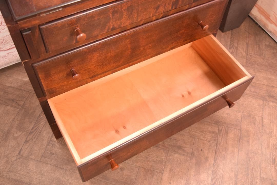 松本民芸家具 ライティングビューロー/デスク #308型 訳あり品