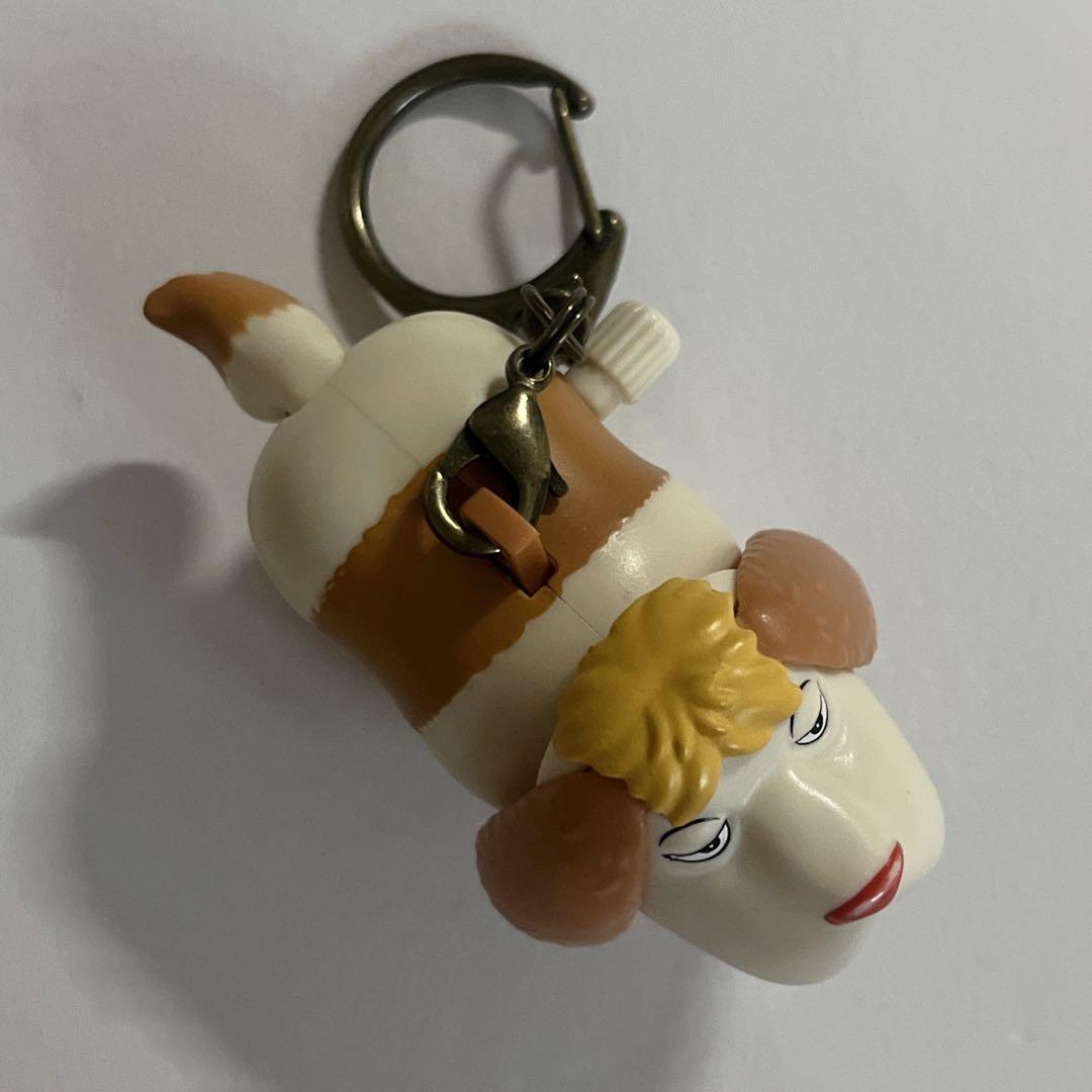 ジブリパーク ハウルの動く城 ヒン ゼンマイ式キーホルダー 非売品 缶バッジ