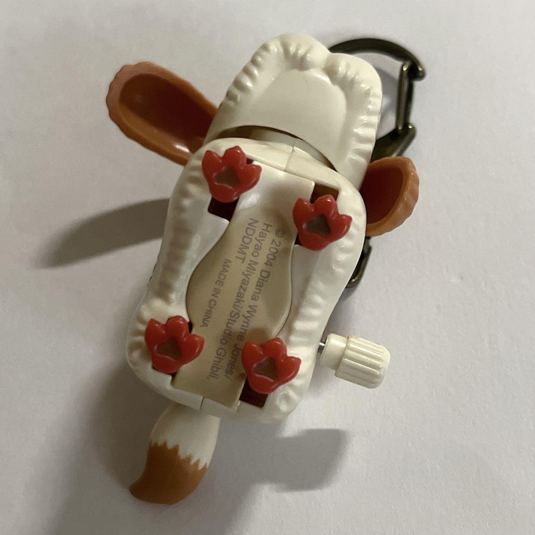 ジブリパーク ハウルの動く城 ヒン ゼンマイ式キーホルダー 非売品 缶バッジ