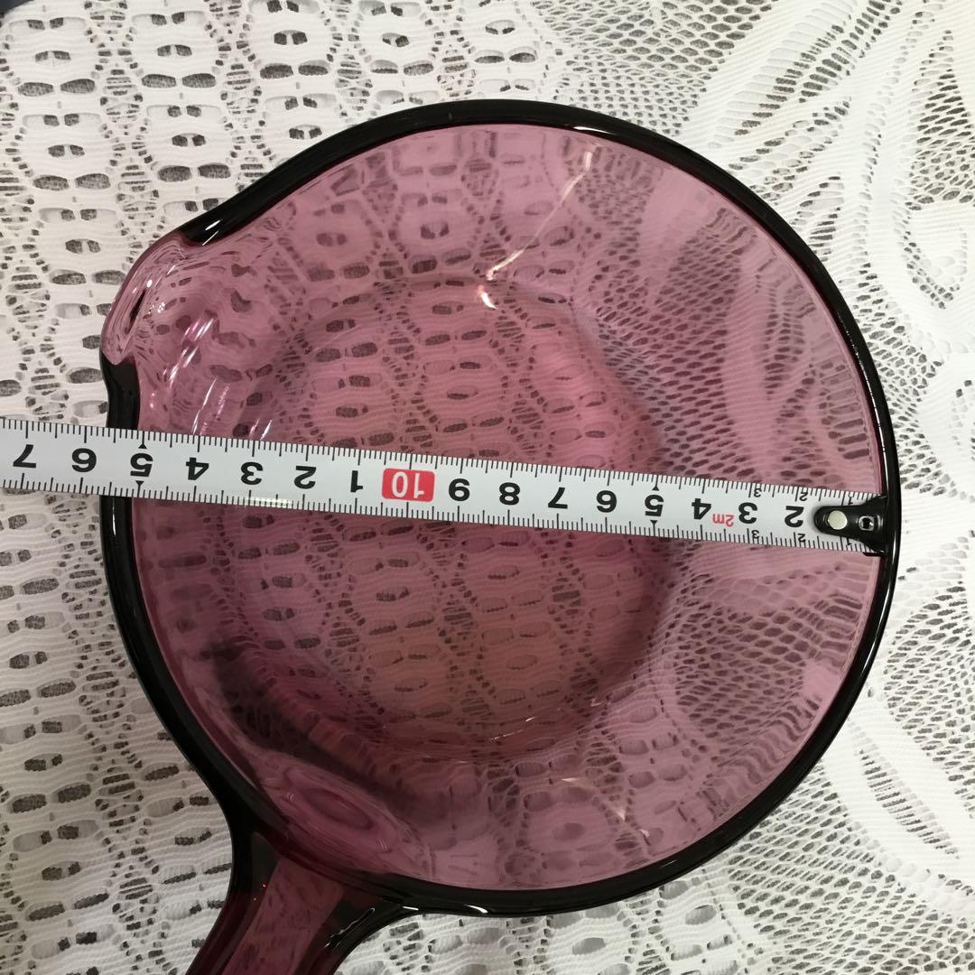 未使用　vision クランベリー　1Ｌ　小ぶり　ミルクパン　光沢良品