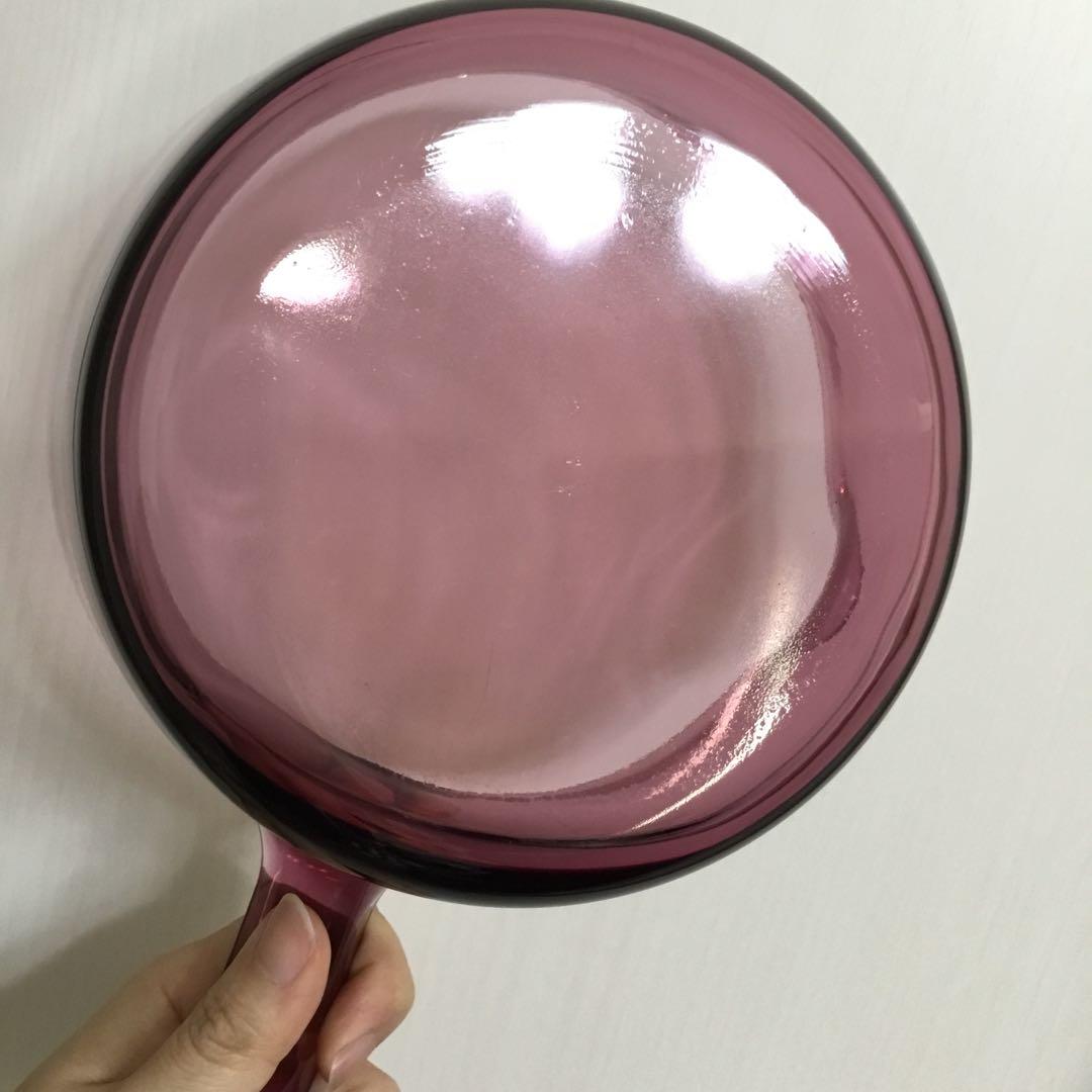 未使用　vision クランベリー　1Ｌ　小ぶり　ミルクパン　光沢良品