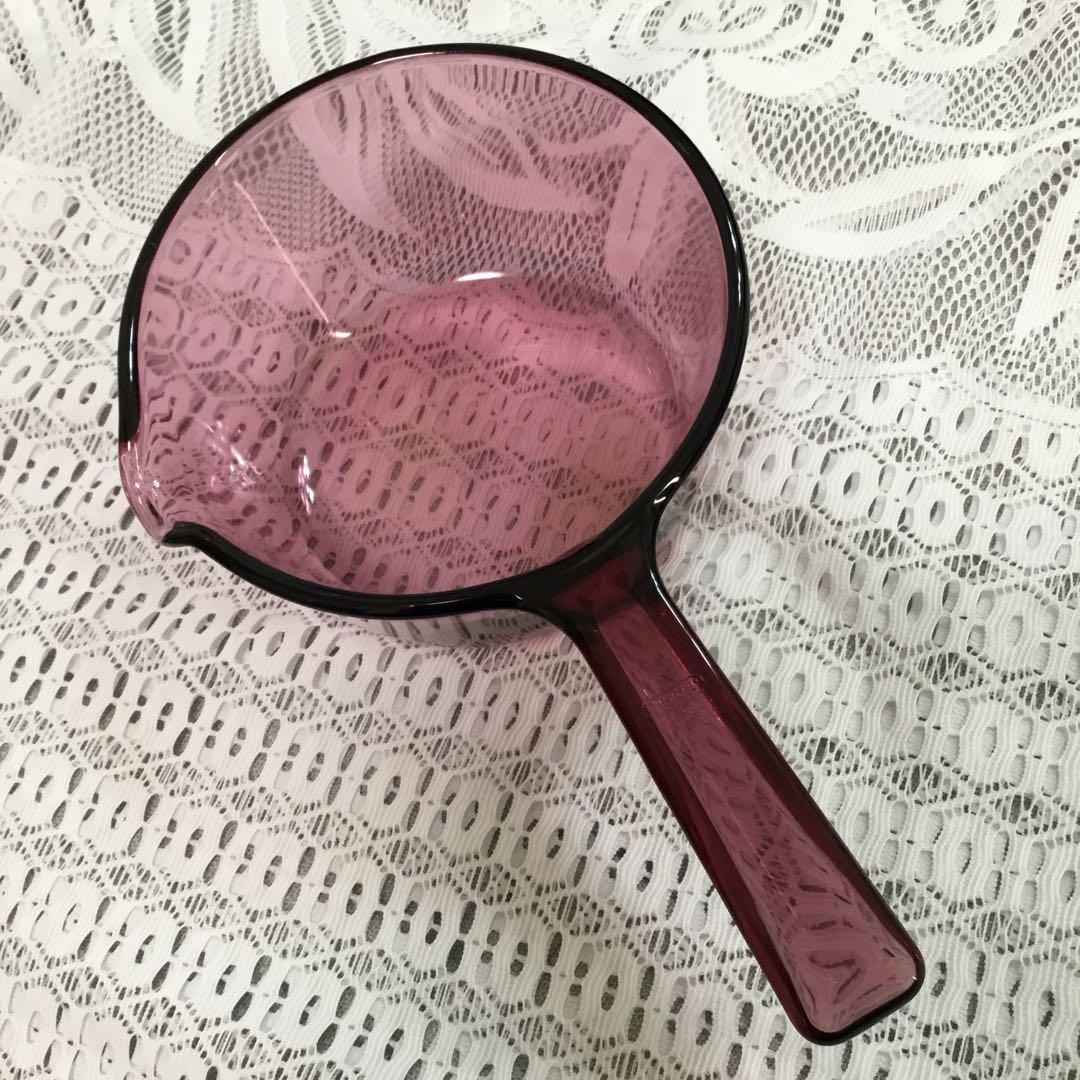 未使用　vision クランベリー　1Ｌ　小ぶり　ミルクパン　光沢良品