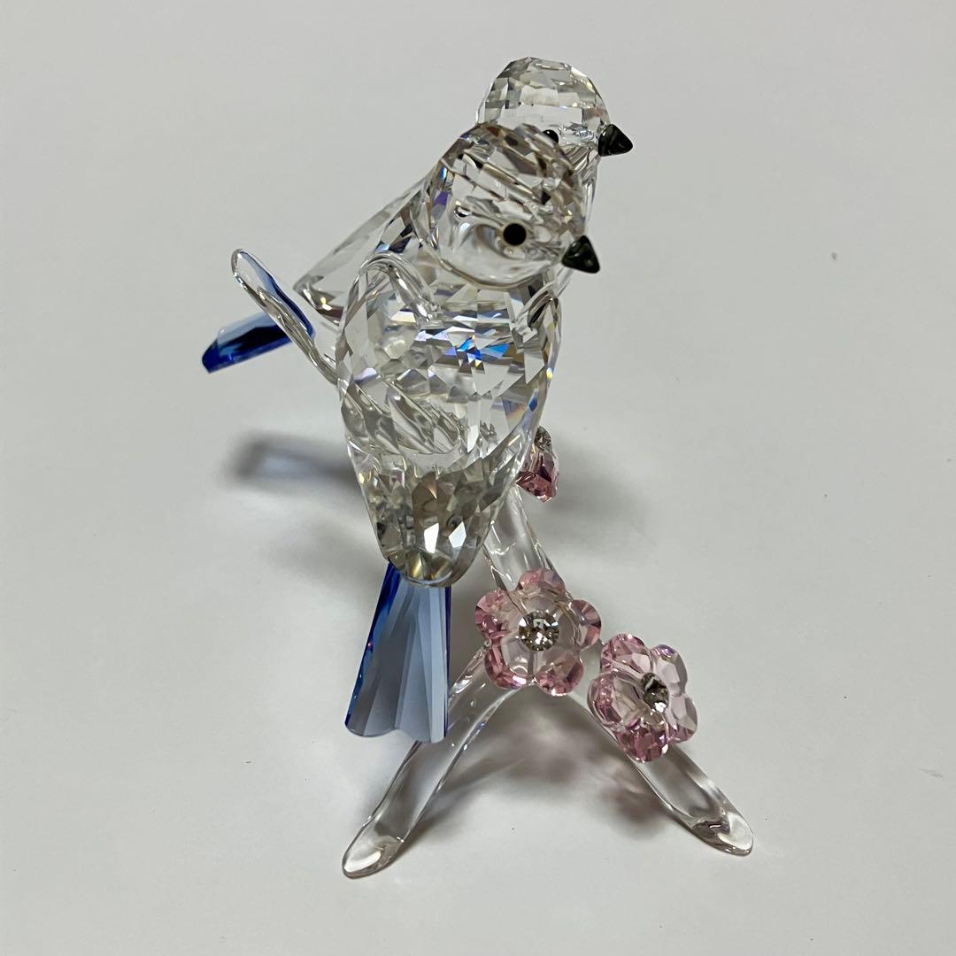 スワロフスキー置物　アオガラ