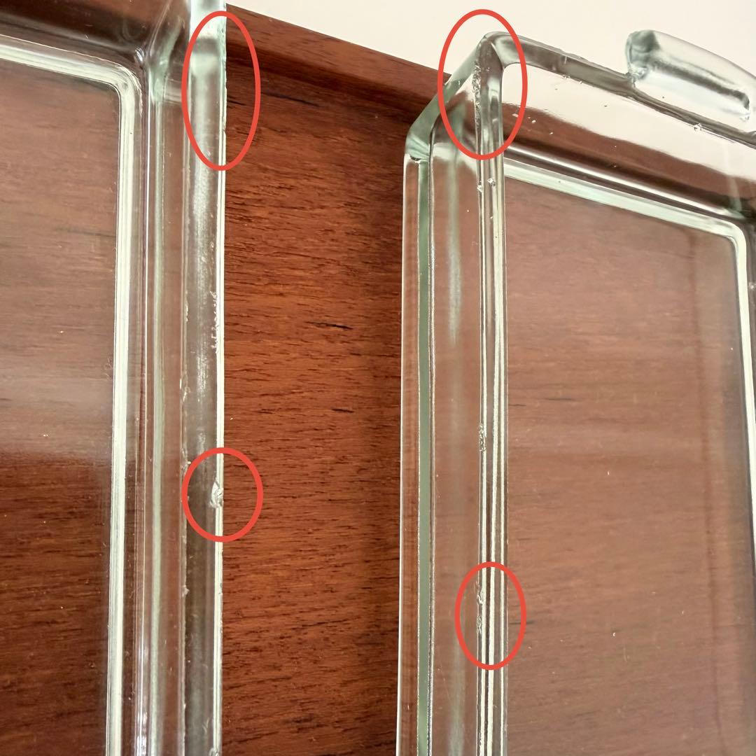 デンマーク サービングトレイ 仕切りガラス皿