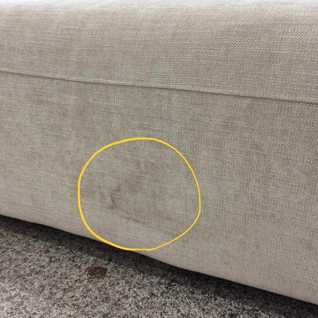 Meuble モーブル アイランドソファ ベージュ✕グリーン